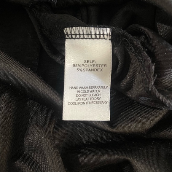 NWOT Vici Always You Strapless Black Velvet Midi Dress Sz Medium - Picture 5 of 5